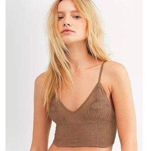 NWT Free People Candy Seamless Bralette - Sand - Size XS/S